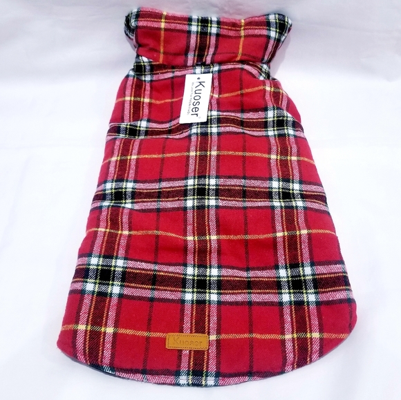Kuoser Plaid Dog Jacket - Picture 4 of 13